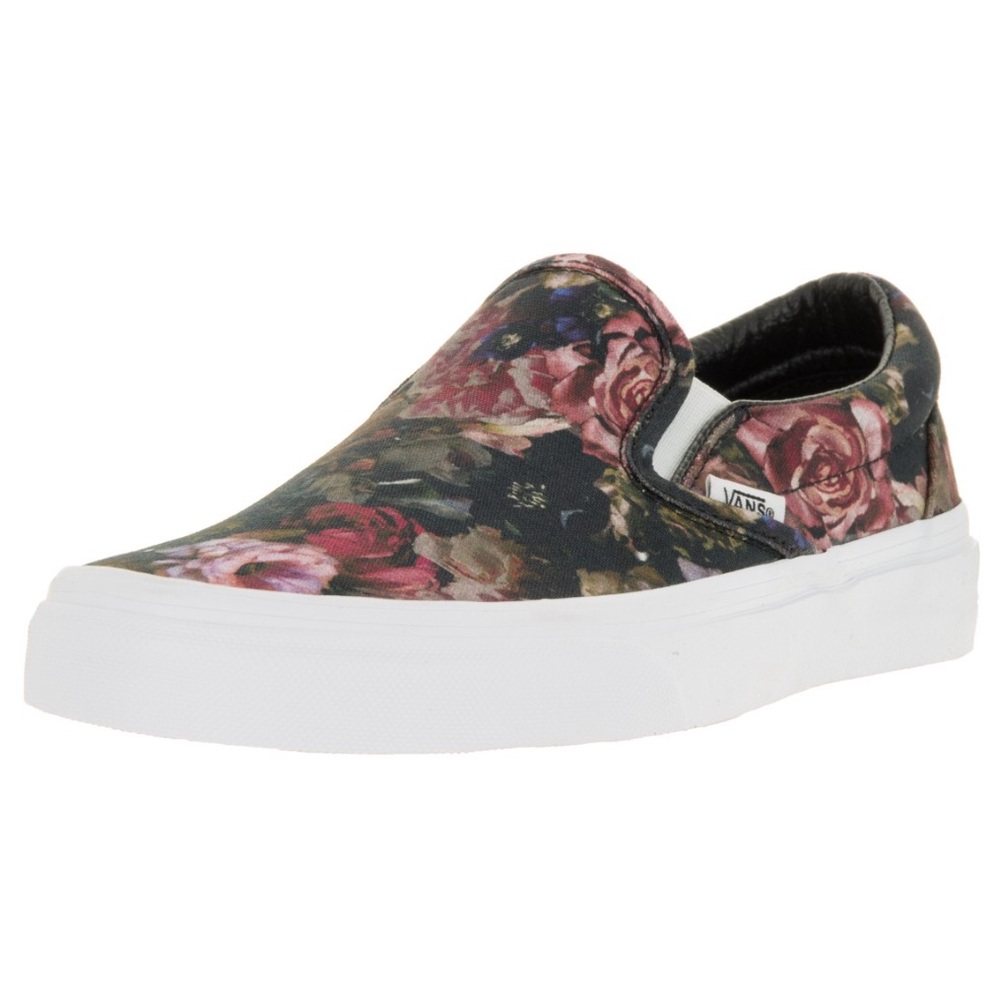 Vans Moody Floral Classic Slip-On shoe, sz 8